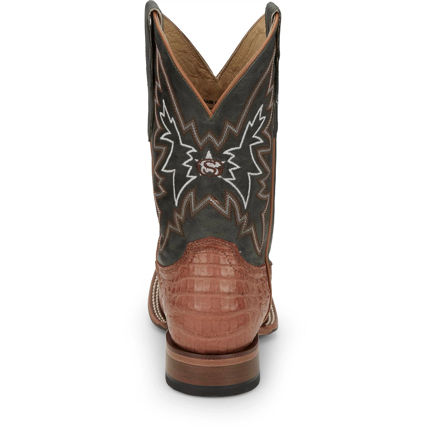 Justin Boots Men's Haggard 11" Western Boot - Tan Caiman (GR5706) - View 5
