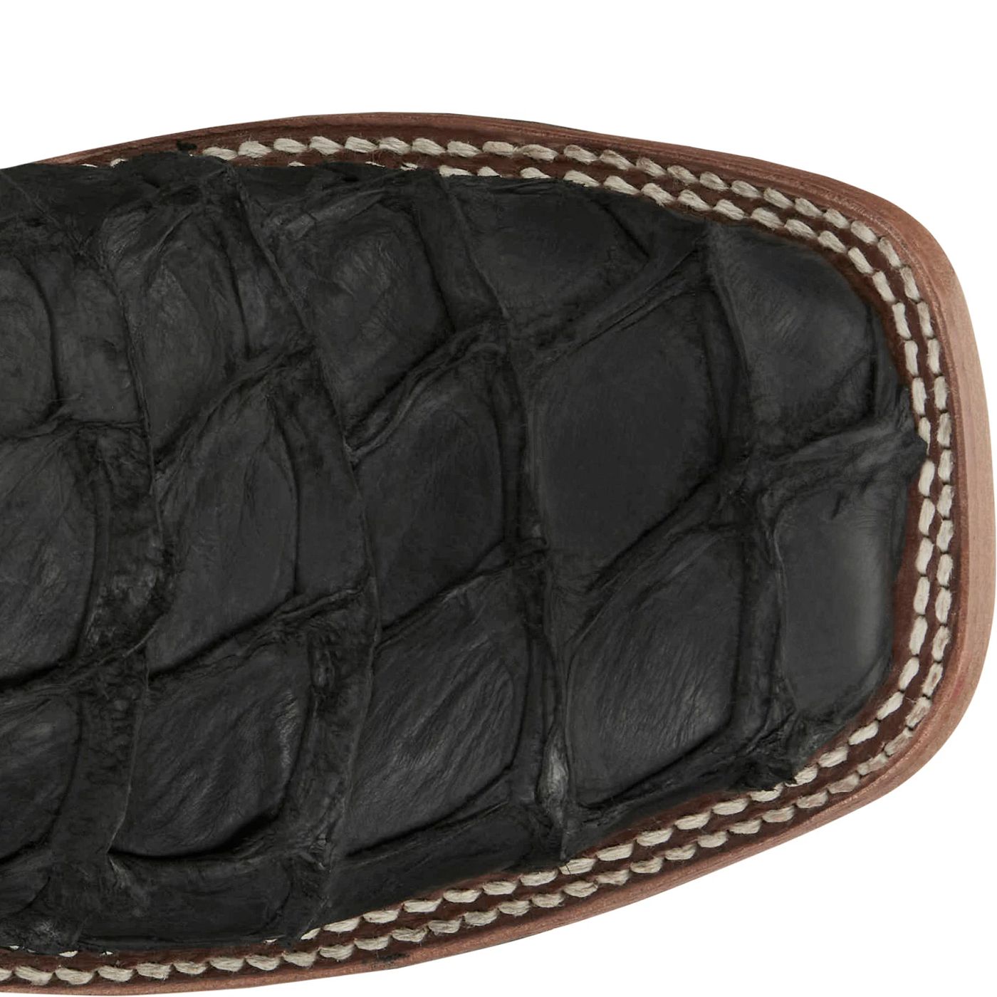 Justin Boots Men's Ocean Front 11" Western Boot - Black Pirarucu (GR5708) - View 4