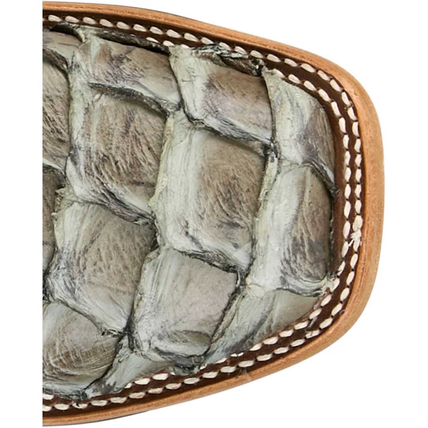 Justin Boots Men's Ocean View 11" Western Boot - Slate Grey Pirarucu (GR5715) - View 4