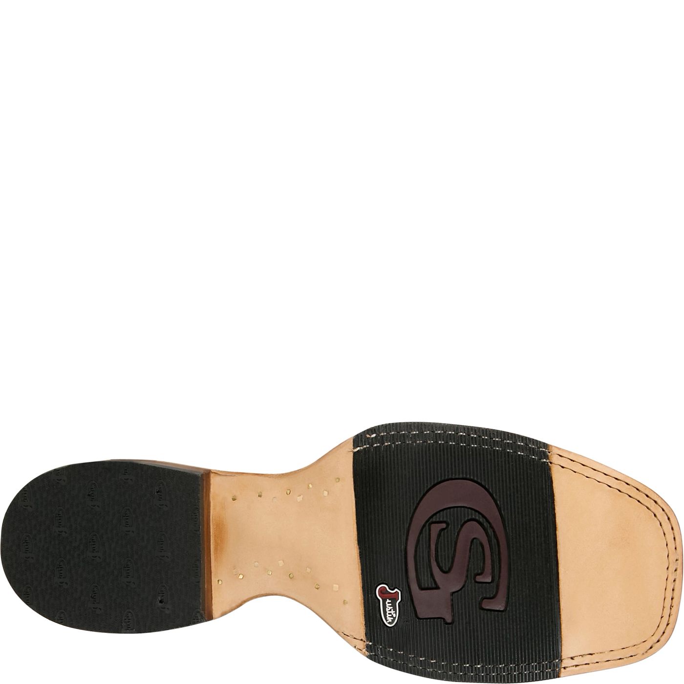 Justin Boots Men's Ocean View 11" Western Boot - Slate Grey Pirarucu (GR5715) - View 6