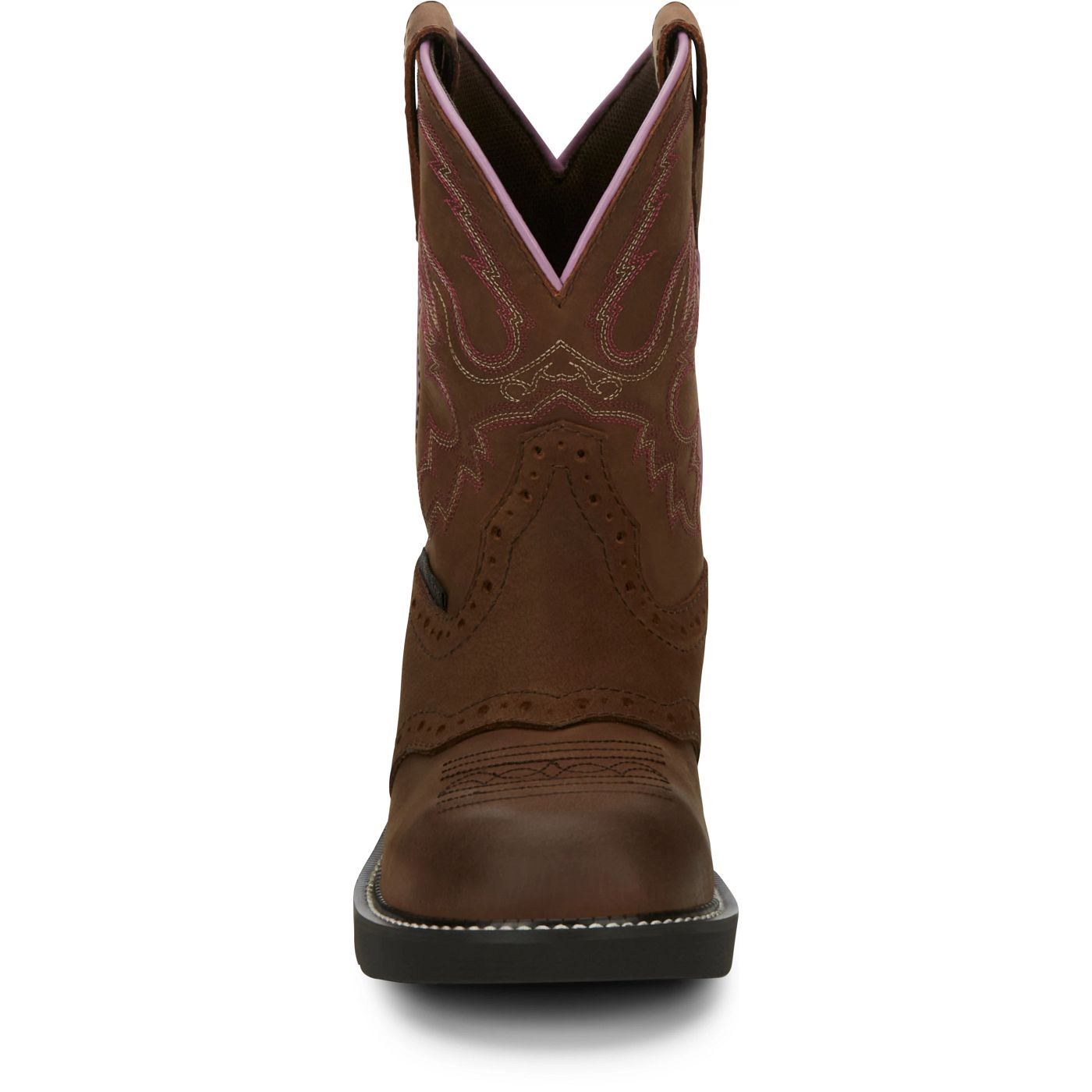 Justin Work Women's Wanette 8" Steel Toe Waterproof Boot - Aged Bark (GY9980) - View 7