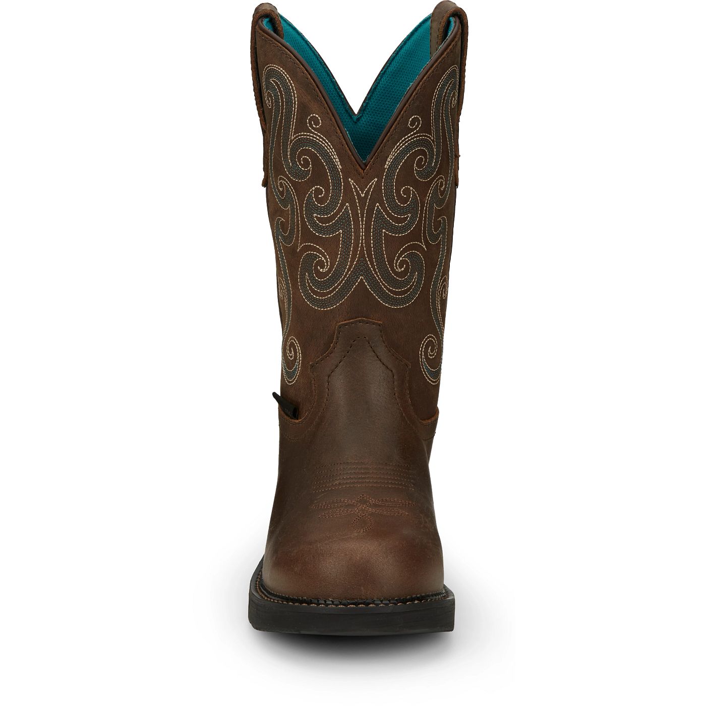 Justin Work Women's Tasha 11" Steel Toe Waterproof Boot - Brown (GY9991) - View 7