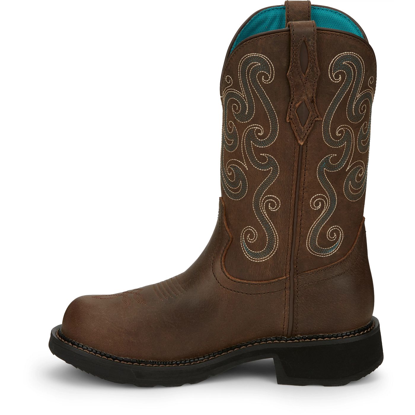 Justin Work Women's Tasha 11" Steel Toe Waterproof Boot - Brown (GY9991) - View 8