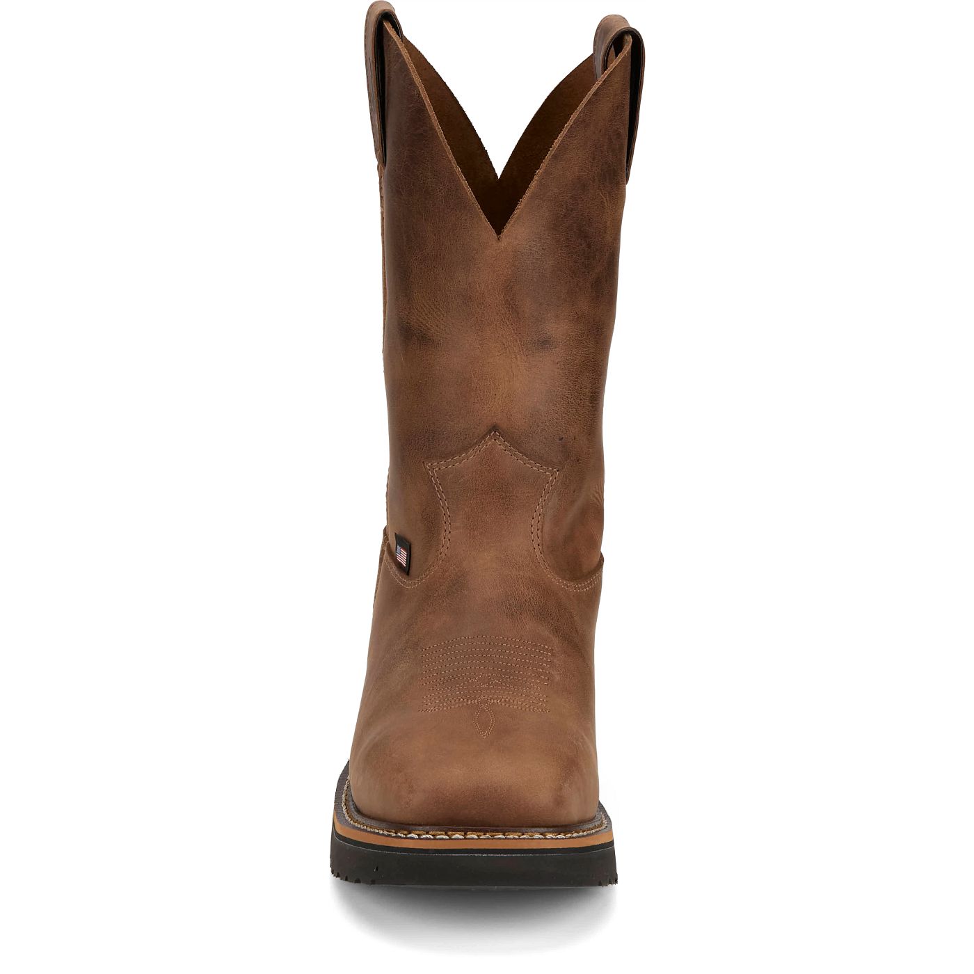 Justin Work Men's Ames 11" Work Boot - Walnut Brown (HL4222) - View 7
