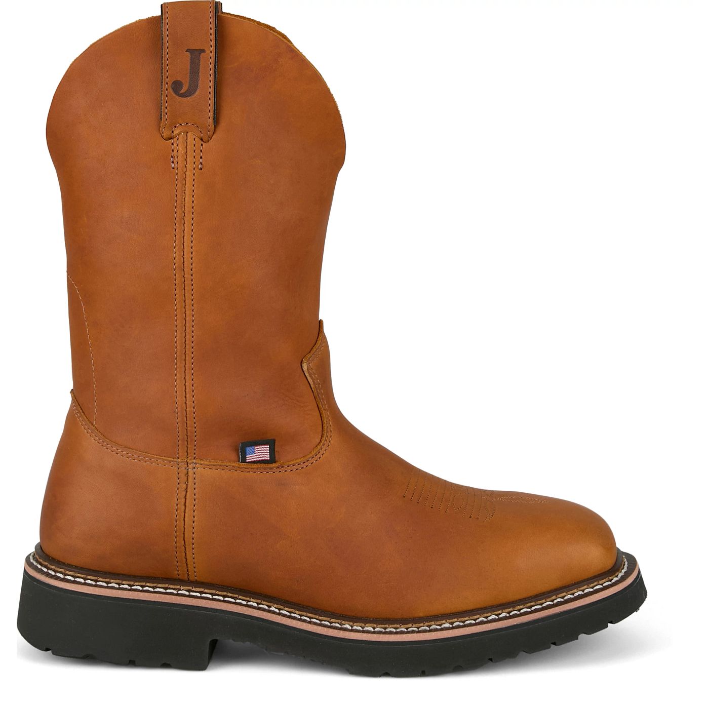 Justin Work Men's Lafayette 11" Steel Toe Boot - Cinnamon (HL4227) - View 3