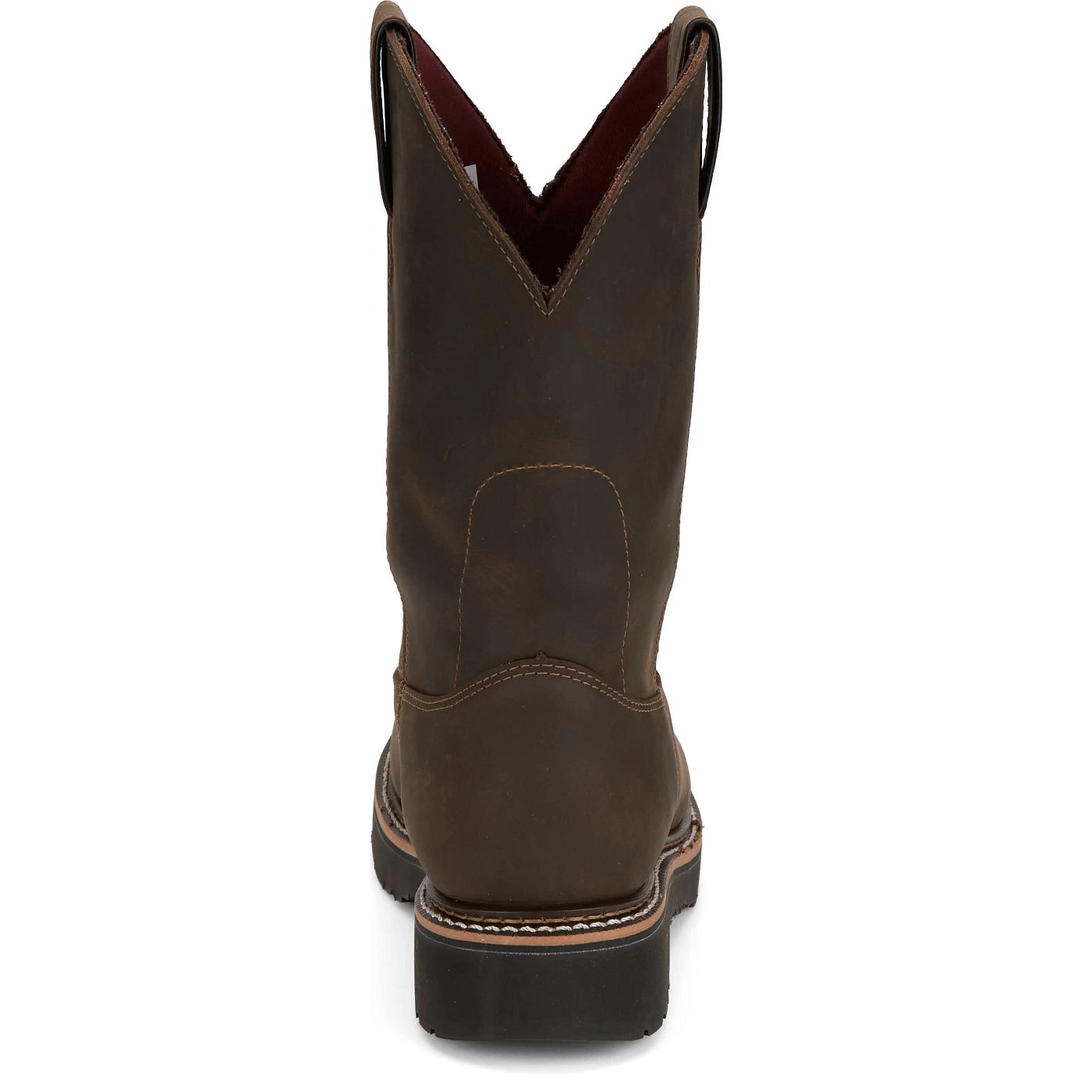 Justin Work Men's Billings 11" Steel Toe Waterproof Boot - Hickory Brown (HL4235) - View 5