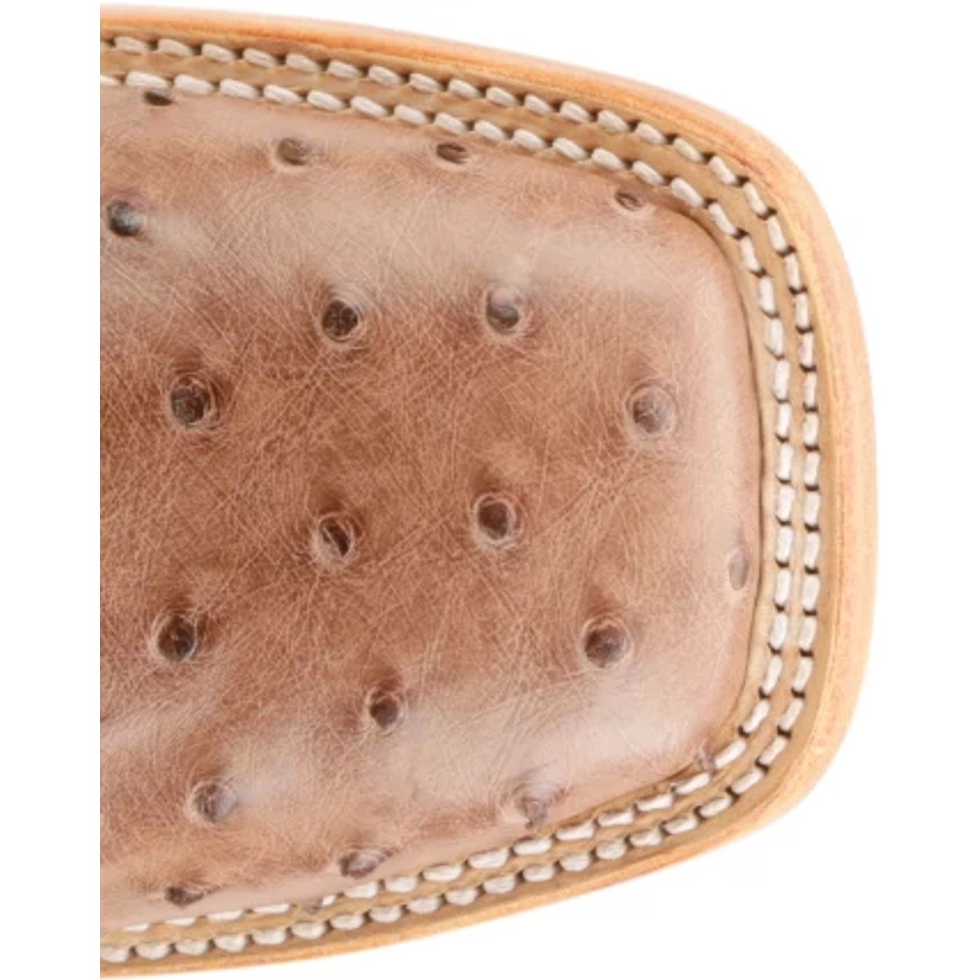 Justin Boots Men's Chisolm 13" Full Quill Ostrich Western Boot - Warm Taupe (JE8172) - View 4