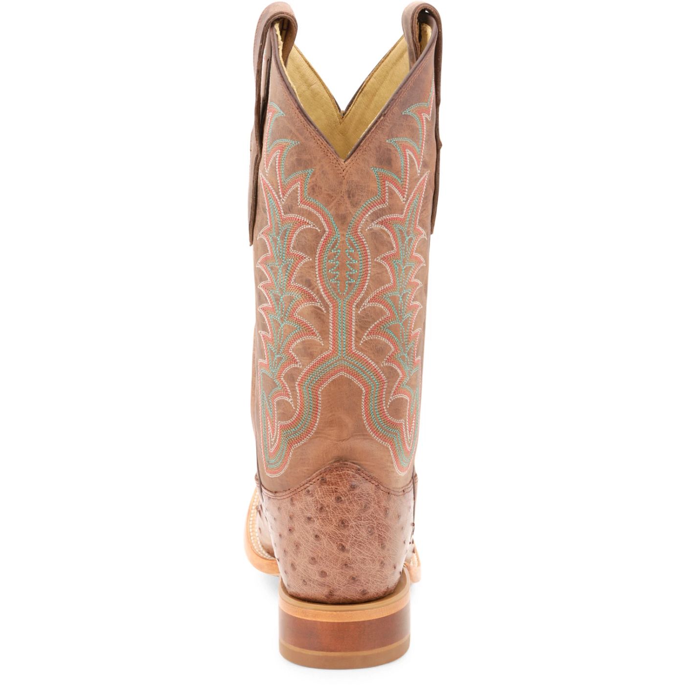 Justin Boots Men's Chisolm 13" Full Quill Ostrich Western Boot - Warm Taupe (JE8172) - View 5