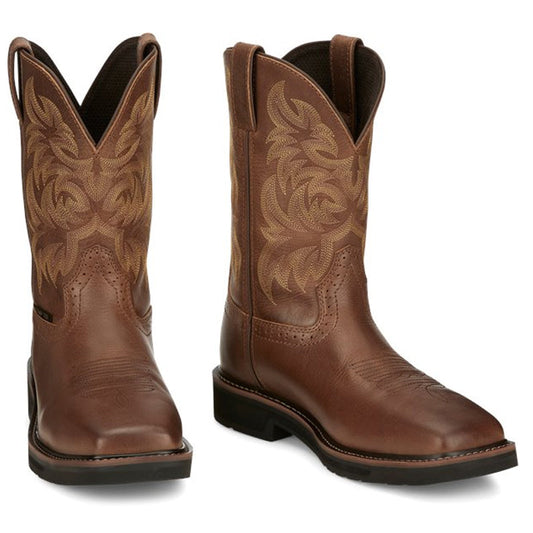 Justin Boots Handler Safety Toe Brown (SE4824)