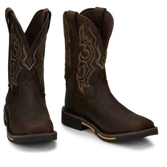 Justin Boots Joist Comp Toe Aged Brown (SE4625)