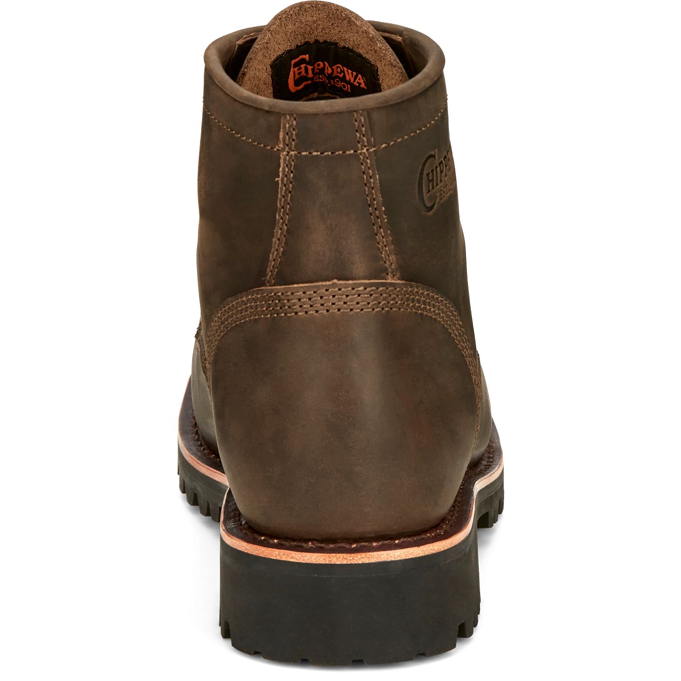 Chippewa Men's Classic 2.0 6" Steel Toe Lace-Up - Wood Brown (NC2081) - View 5