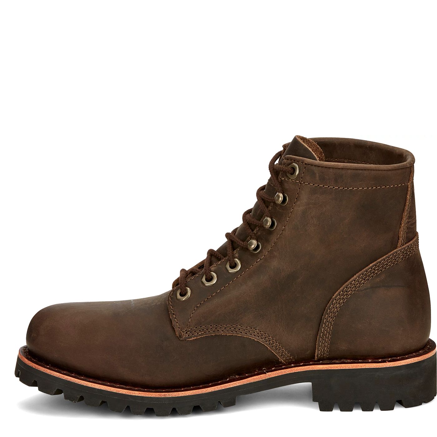 Chippewa Men's Classic 2.0 6" Steel Toe Lace-Up - Wood Brown (NC2081) - View 8