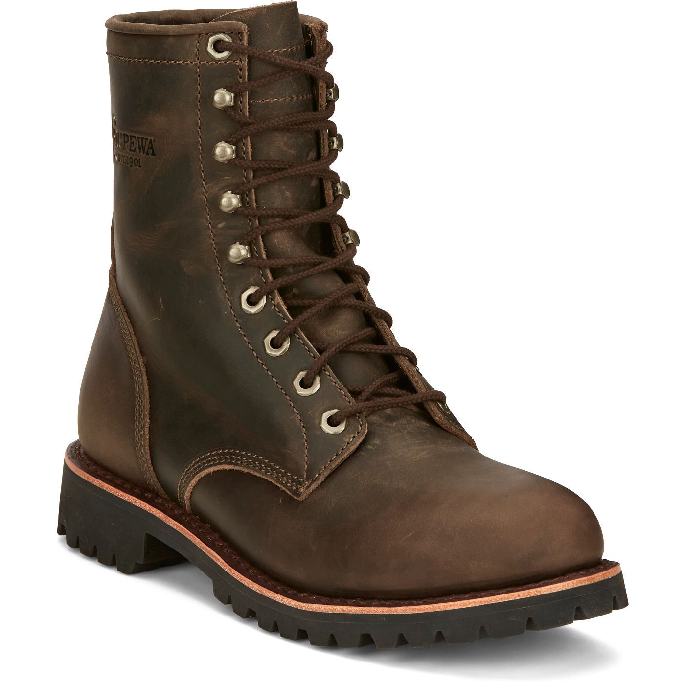 Chippewa Men's Classic 2.0 8" Lace-Up - Wood Brown (NC2085) - View 2