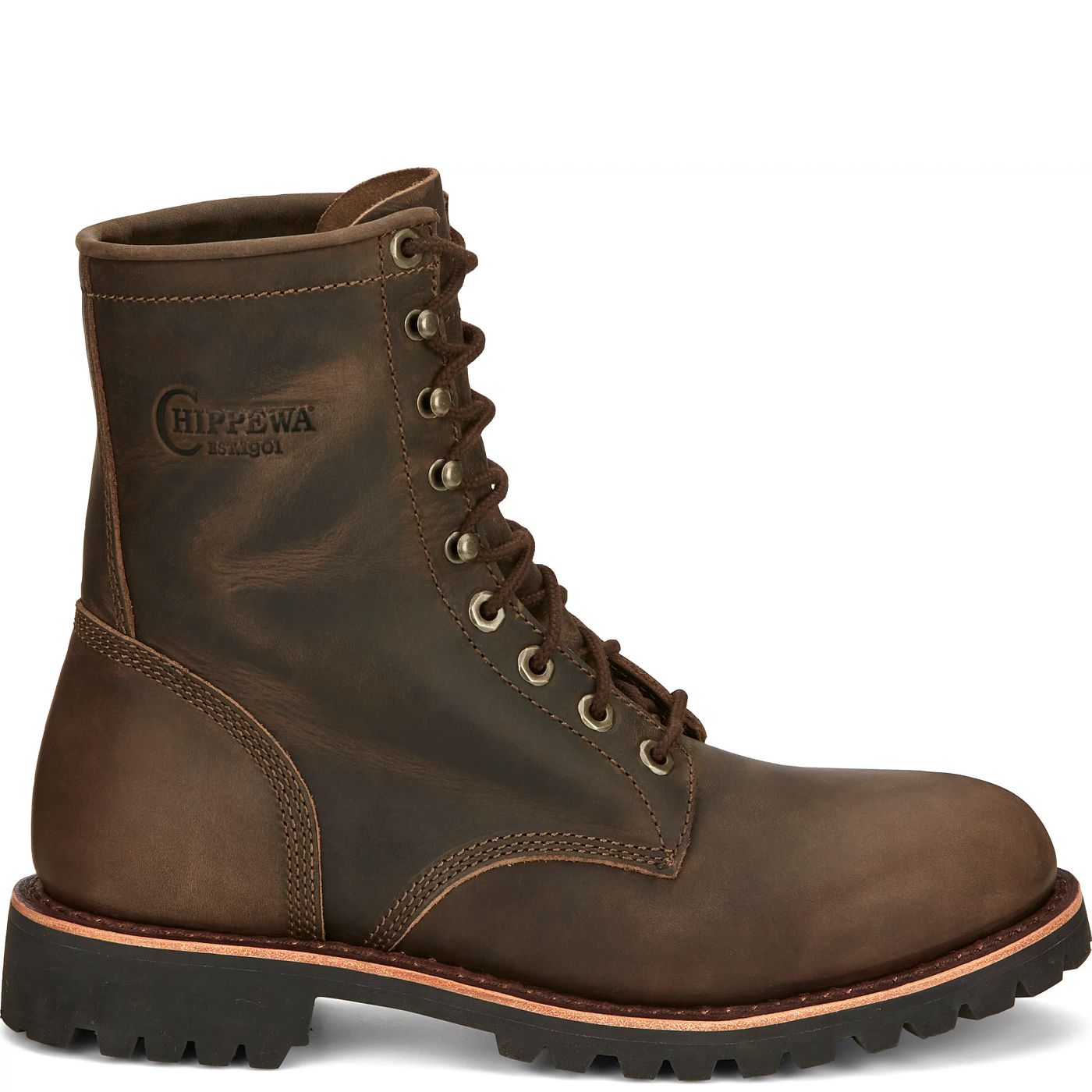 Chippewa Men's Classic 2.0 8" Lace-Up - Wood Brown (NC2085) - View 3