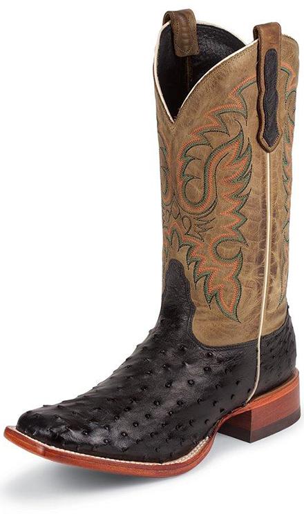 Nocona Boots Men's Quicksilver Black Full Quill (MD6506)
