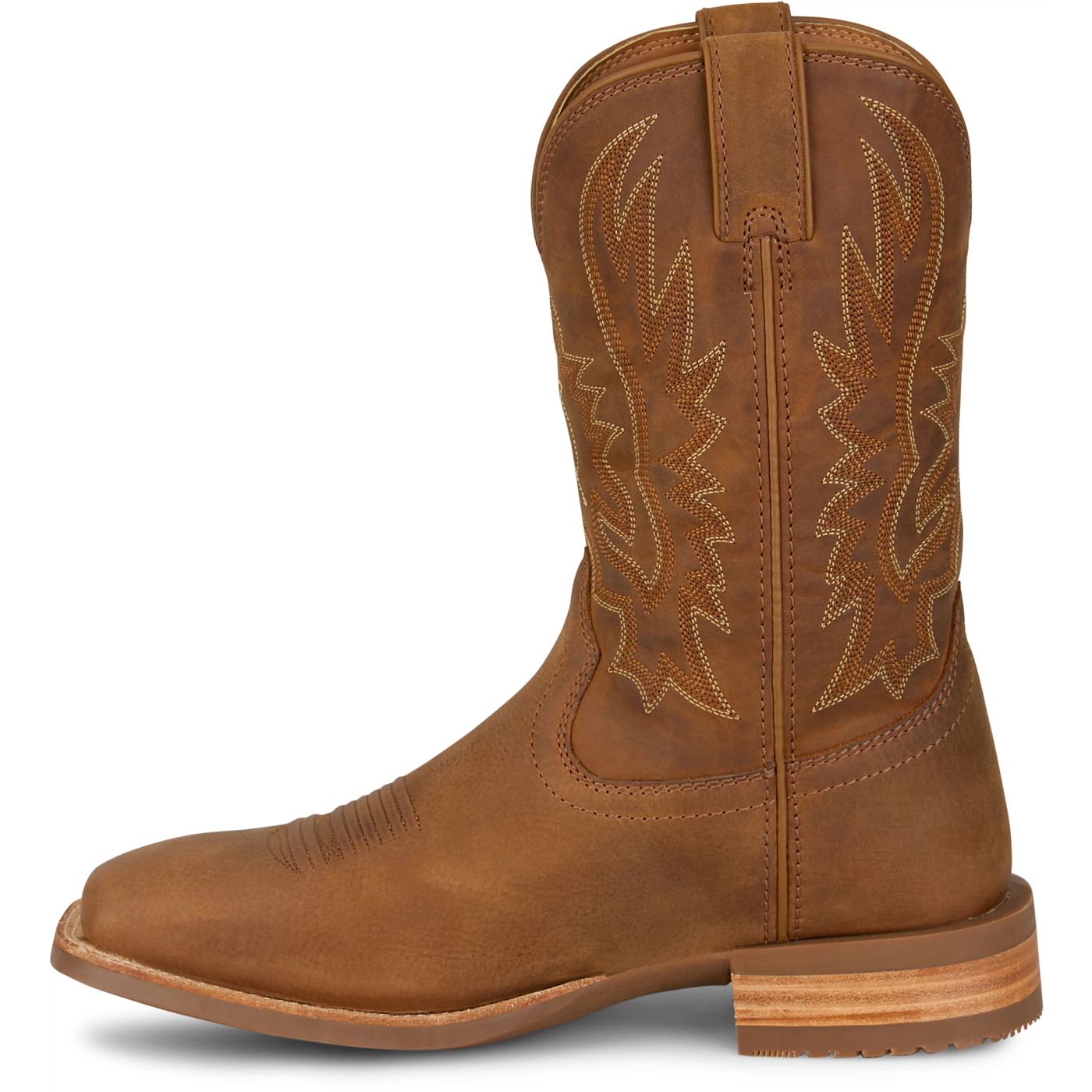 Justin Boots Men's Rustle 11" Western Boot - Chestnut Brown (OL7331) - View 8