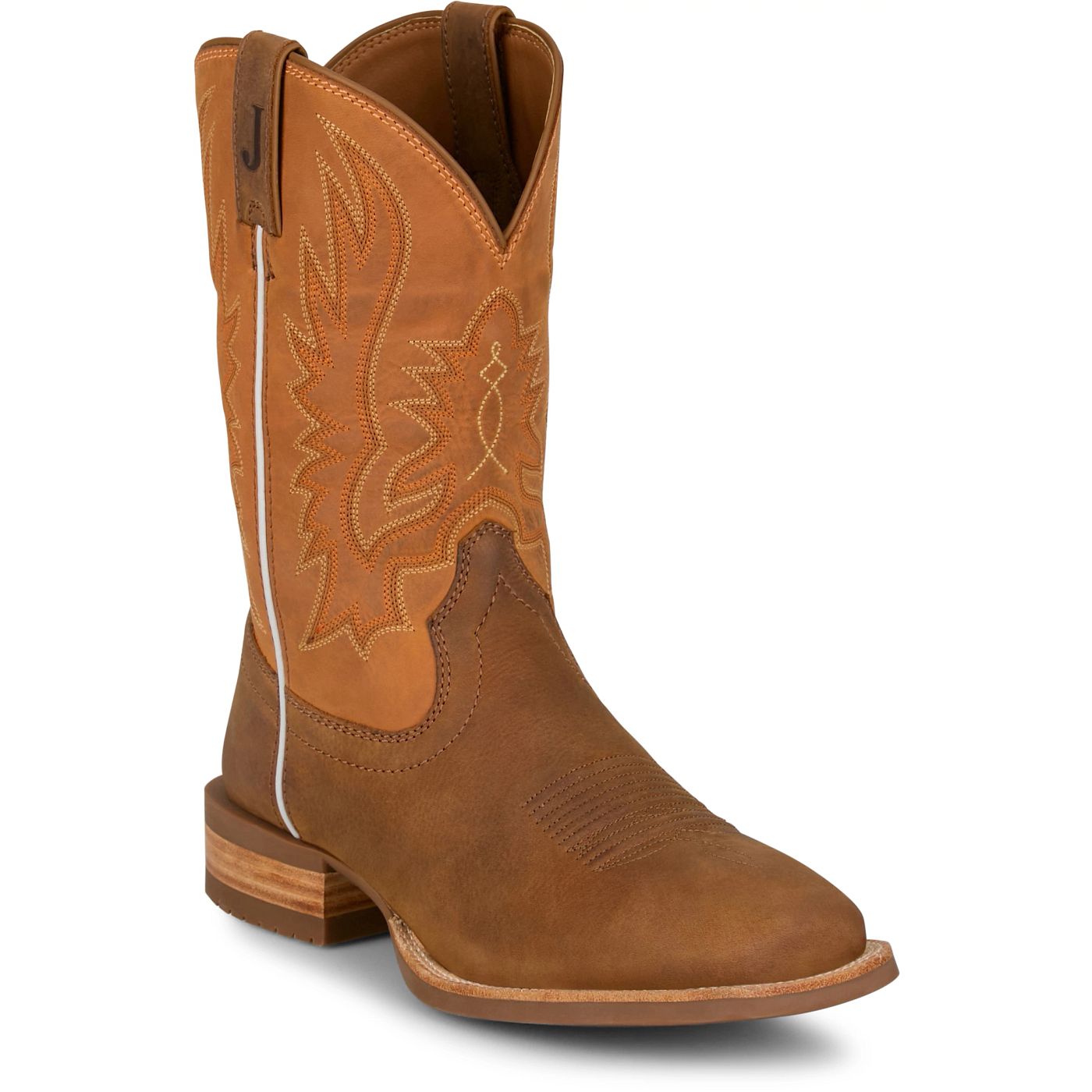 Justin Boots Men's Rustle 11" Western Boot - Rustic Amber (OL7333) - View 2
