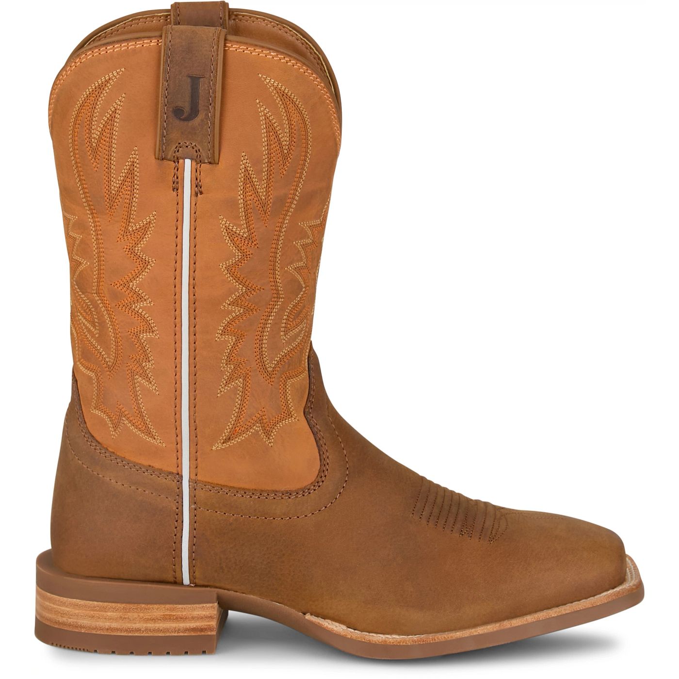 Justin Boots Men's Rustle 11" Western Boot - Rustic Amber (OL7333) - View 3