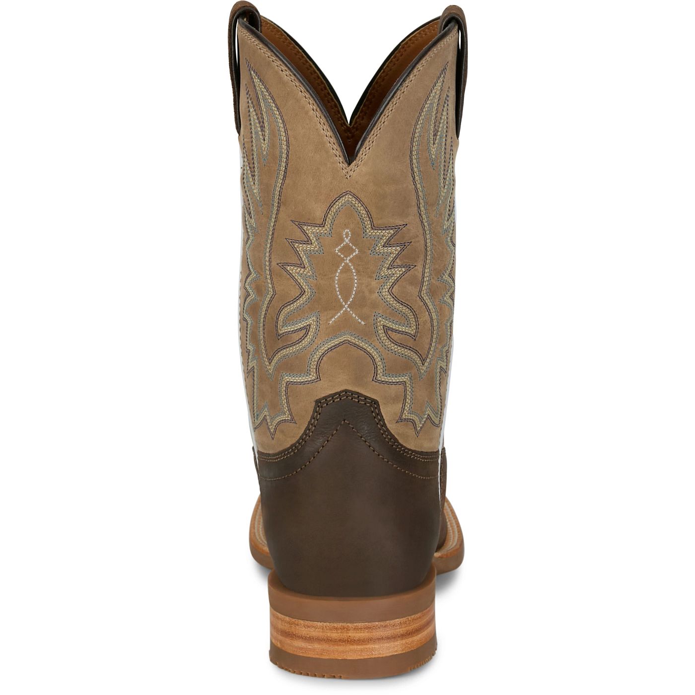 Justin Boots Men's Rustle 11" Western Boot - Grizzly (OL7335) - View 5