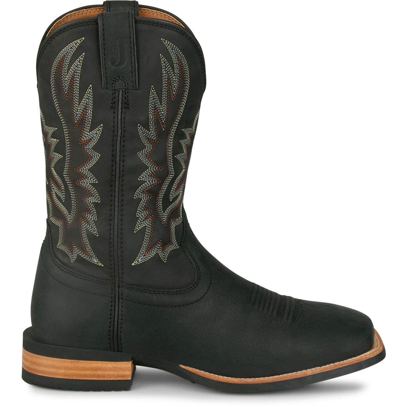 Justin Boots Men's Rustle 11" Western Boot - Coal (OL7336) - View 3