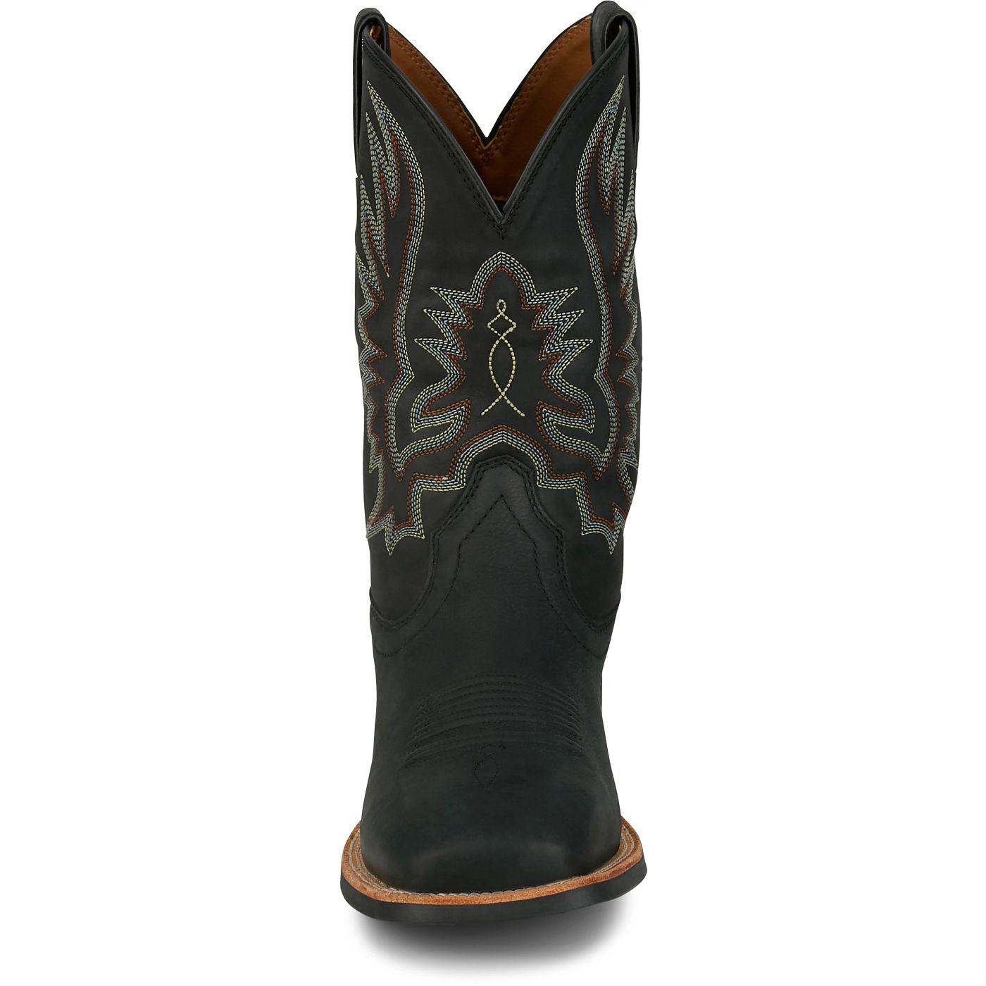 Justin Boots Men's Rustle 11" Western Boot - Coal (OL7336) - View 7