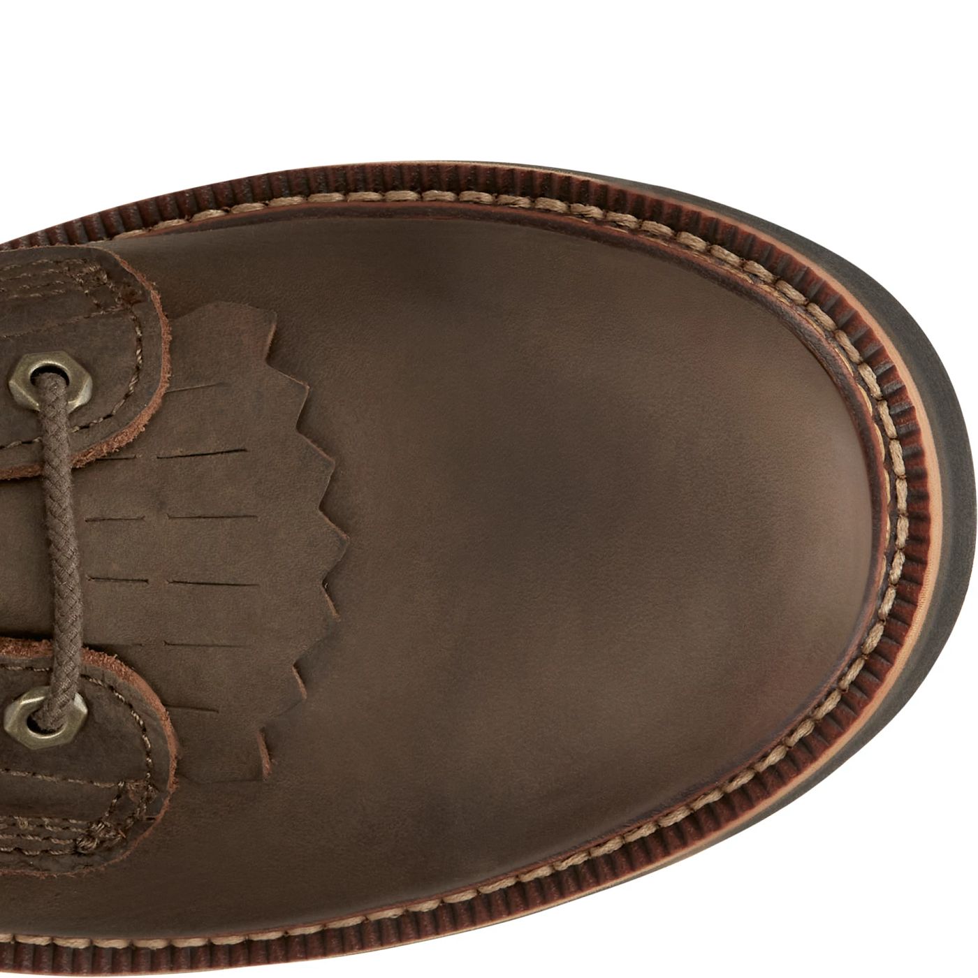Justin Work Men's Rivot 8" Work Boot - Hickory Brown (OW440) - View 4