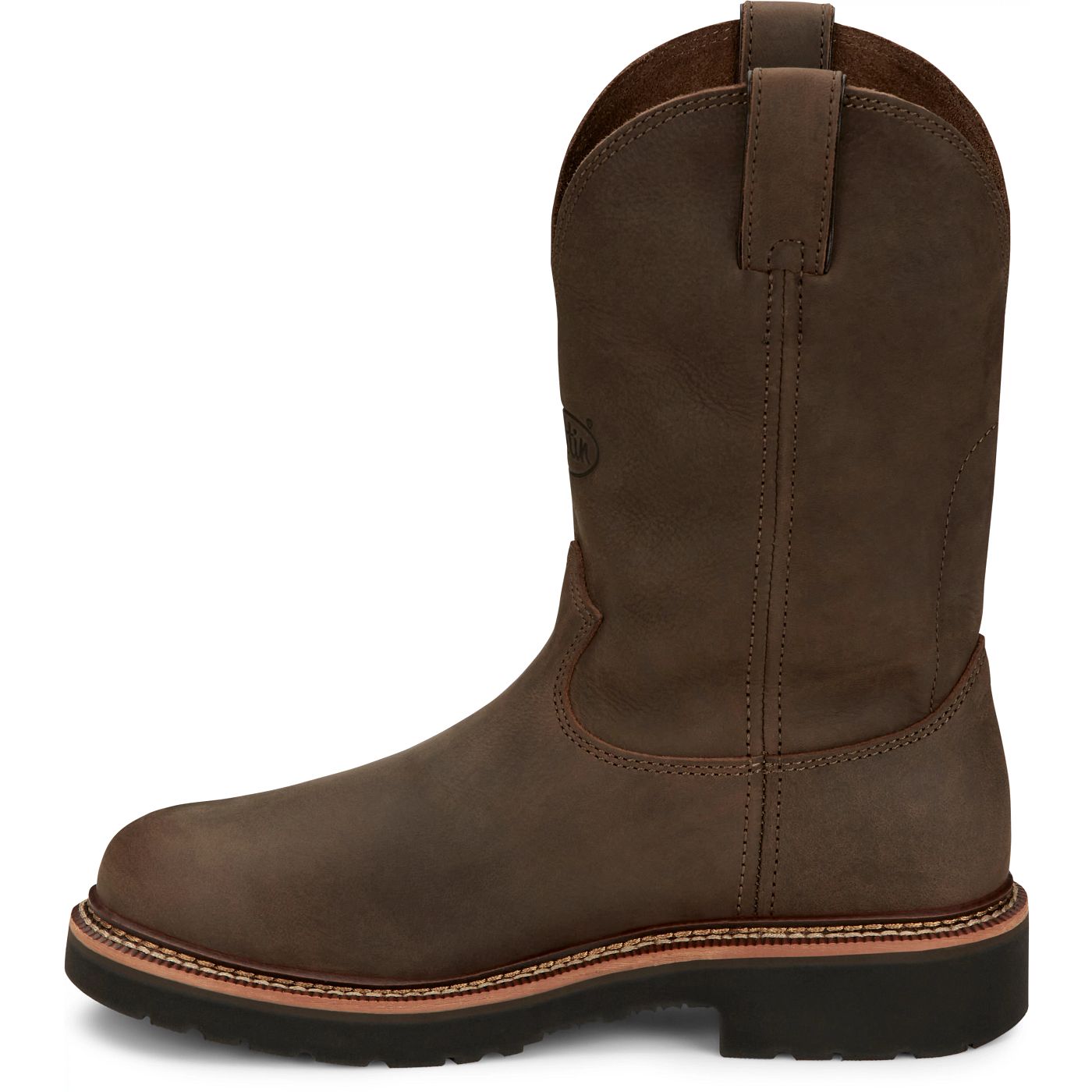 Justin Work Men's Carbide 11" Work Boot - Hickory Brown (OW4440) - View 8