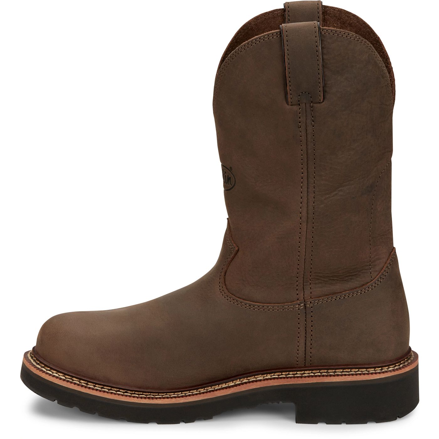 Justin Work Men's Carbide 11" Steel Toe Boot - Hickory Brown (OW4441) - View 8