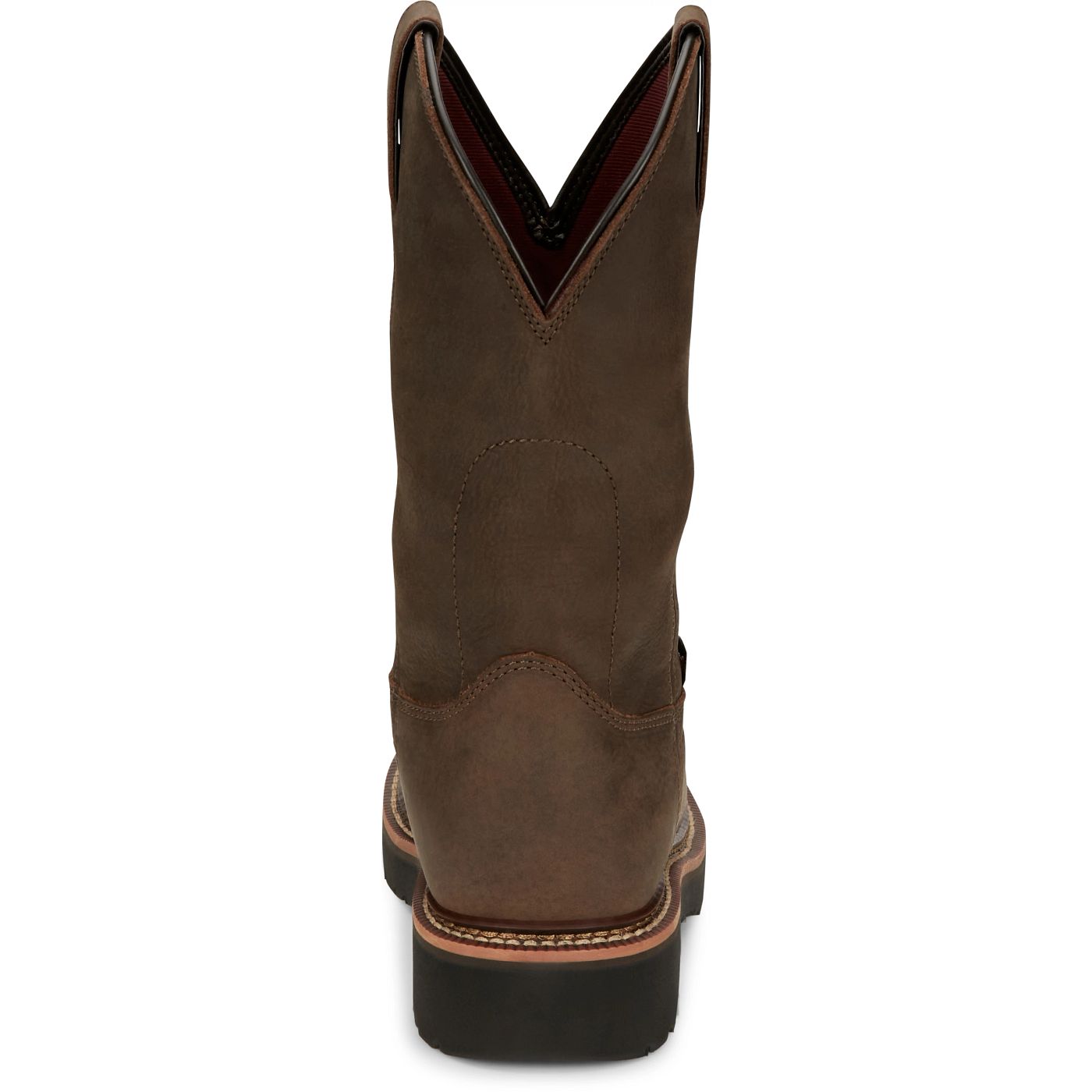 Justin Work Men's Carbide 11" Waterproof Steel Toe Boot - Hickory Brown (OW4458) - View 5
