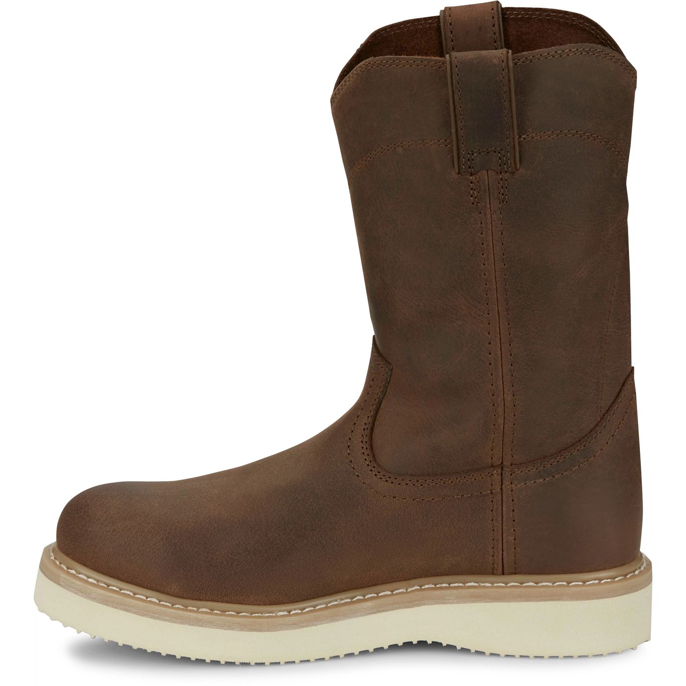 Justin Work Men's Ram 10" Steel Toe Boot - Pecan Brown (OW4711) - View 8