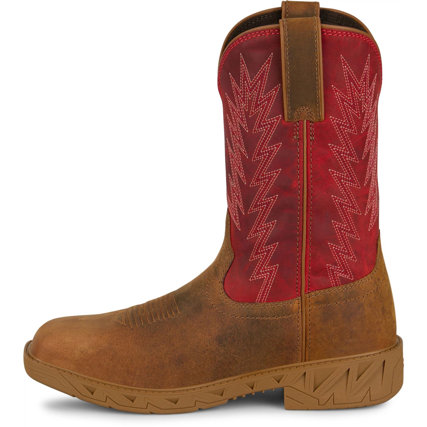 Justin Work Men's Markout 11" Steel Toe Boot - Brown (PD4071) - View 8