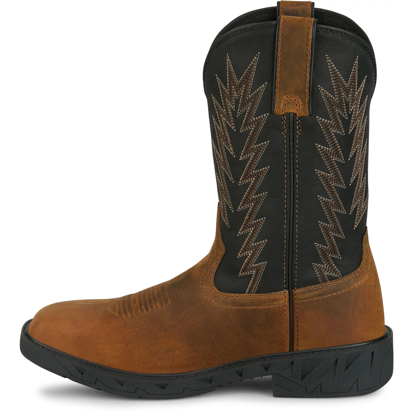Justin Work Men's Taskmaker 11" Waterproof Steel Toe Boot - Black (PD4073) - View 8
