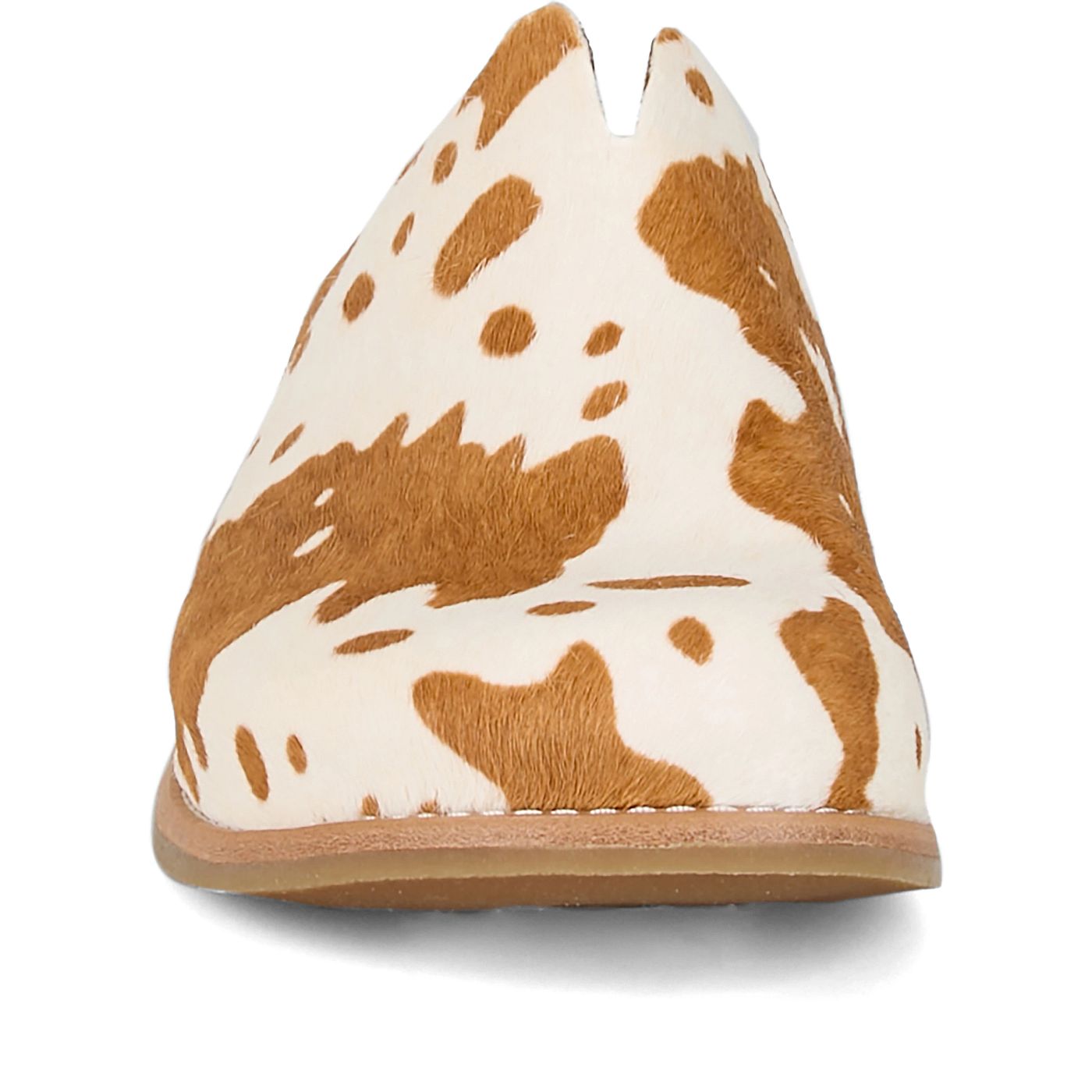 Tony Lama Women's Atrani Mule White Brown Hair-On (PL259)