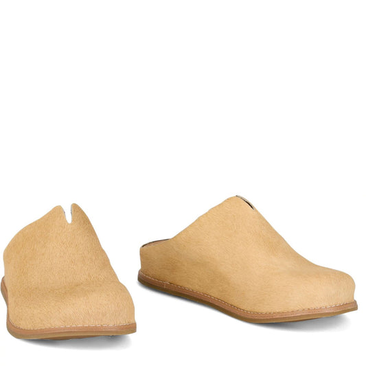 Tony Lama Women's Atrani Mule Tan Hair-On (PL260) - Front View