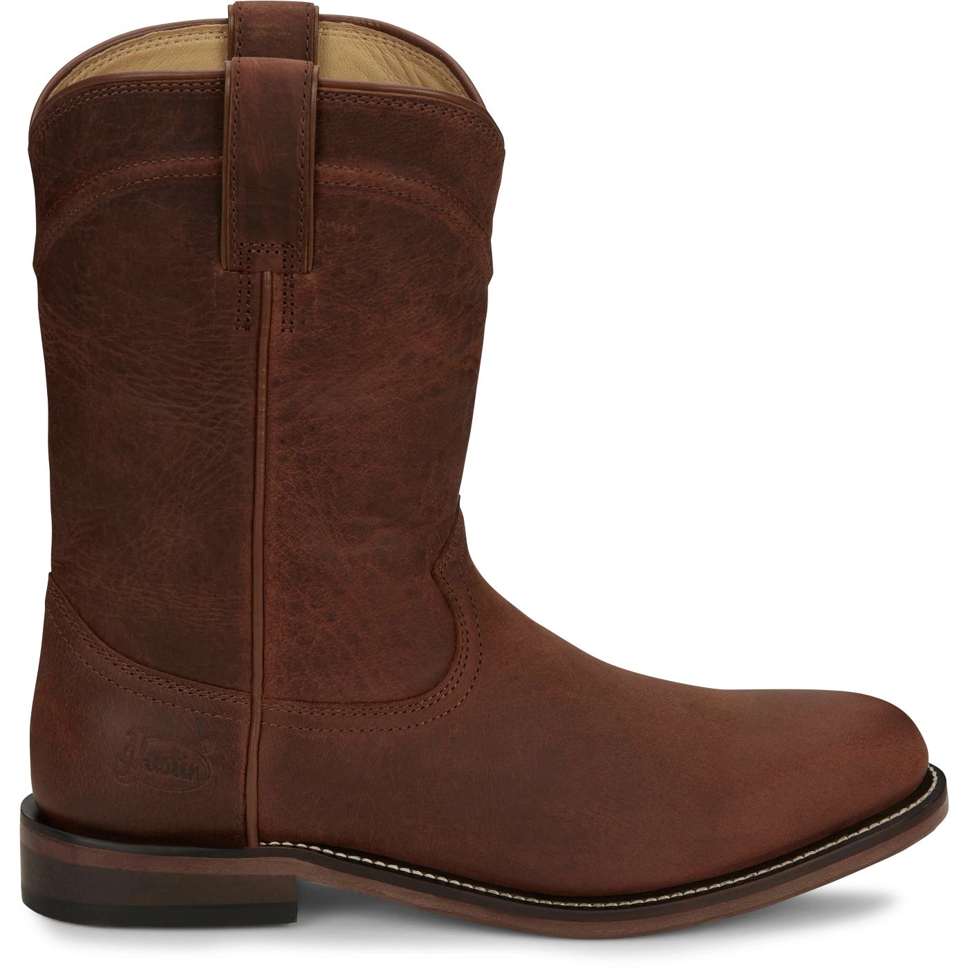 Justin Boots Men's Braswell 10" Roper Boot - Brown (RP3740) - View 3