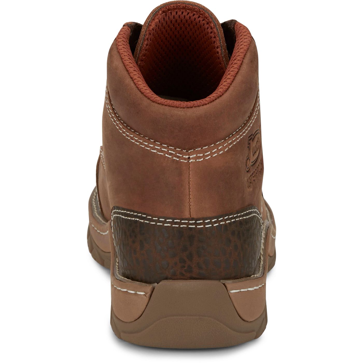 Justin Work Men's Corbett 5" Waterproof Alloy Toe Met Guard Boot - Barley Brown (SE255) - View 5