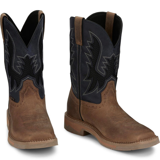 Justin Work Men's Bolt 11" Composite Toe Boot - Peanut Tan (SE4115) - Front View