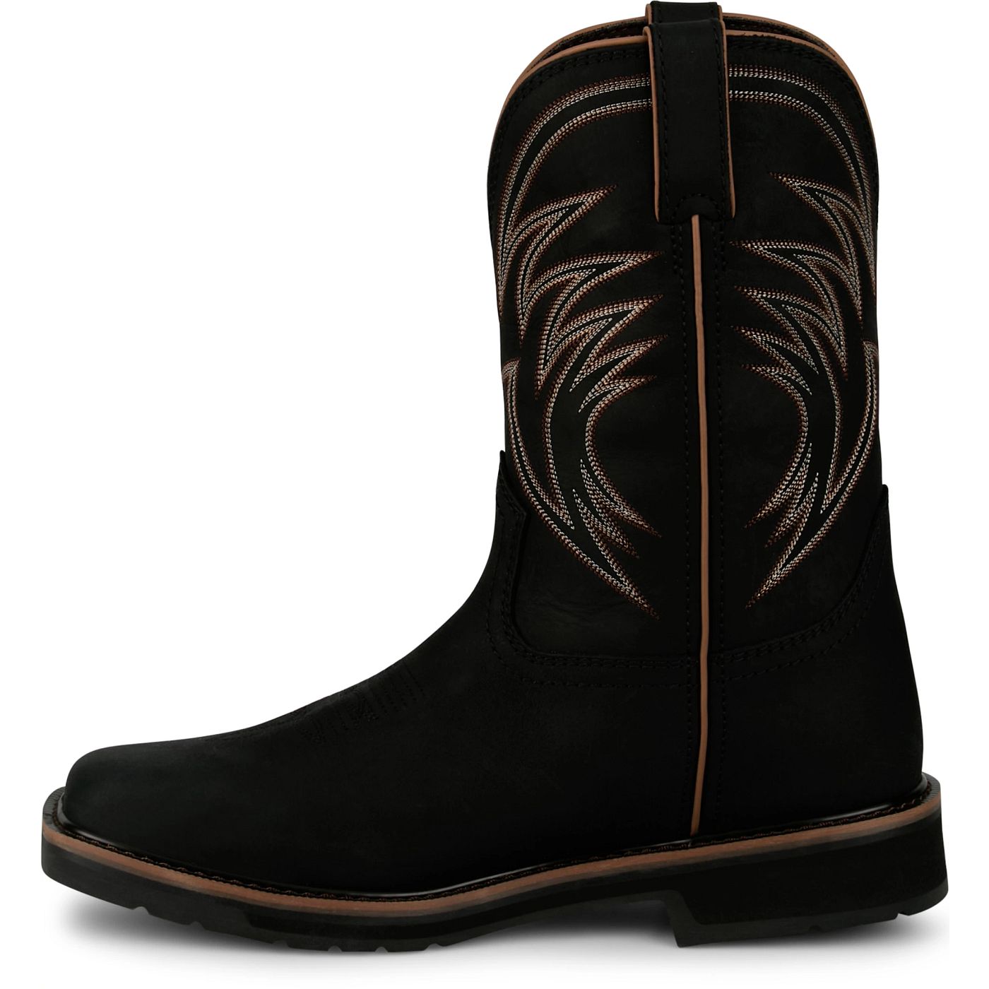 Justin Work Men's Widowmaker 11" Waterproof Boot - Black (SE4240) - View 8