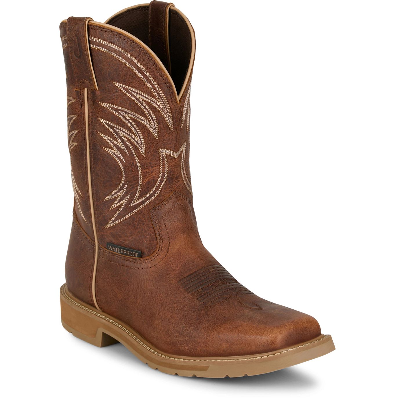 Justin Work Men's Daywork 11" Waterproof Boot - Pecan (SE4242) - View 2