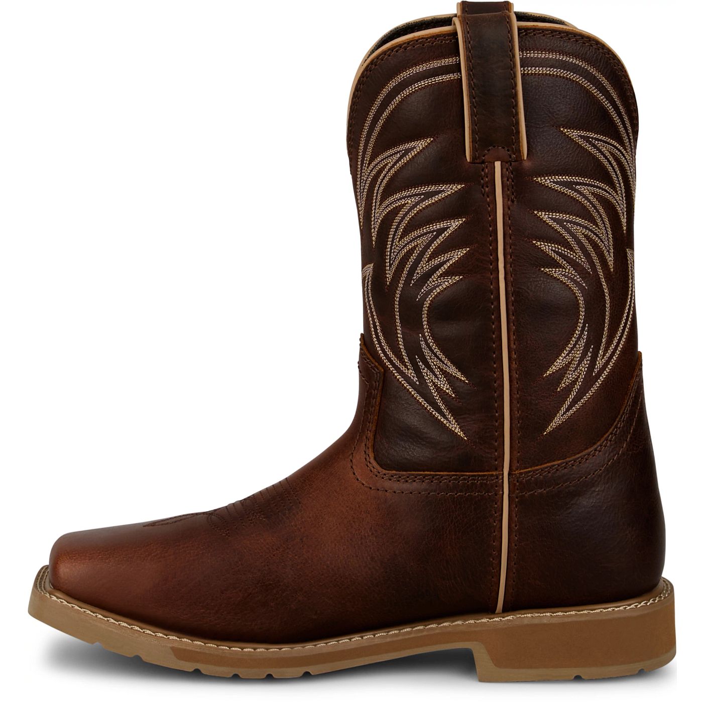 Justin Work Men's Daywork 11" Waterproof Steel Toe Boot - Pecan (SE4243) - View 8