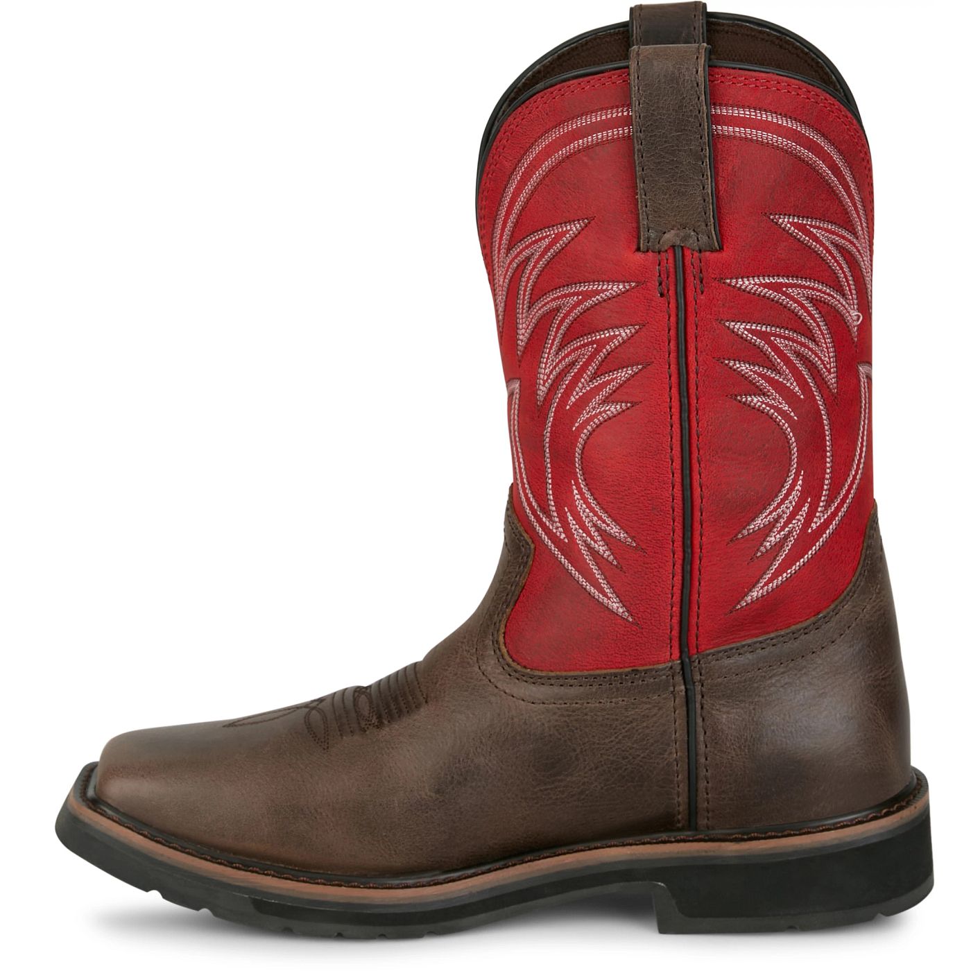 Justin Work Men's Apprentice 11" Steel Toe Boot - Coffee (SE4245) - View 8