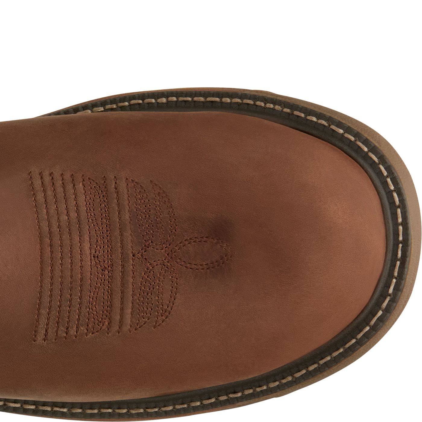 Justin Work Men's Rush 11" Waterproof Boot - Barley Brown (SE4332) - View 4