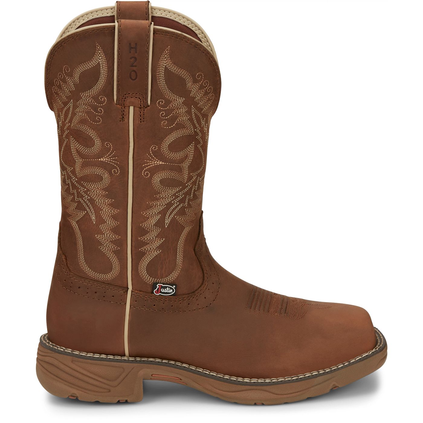 Justin Work Women's Rush 11" Waterproof Work Boot - Rustic Tan (SE4353) - View 3