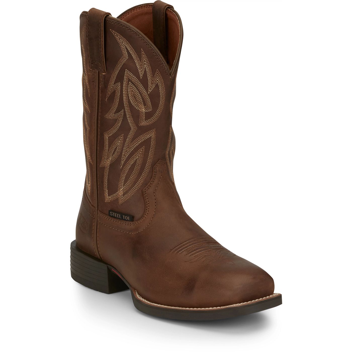 Justin Work Men's Canter 11" Steel Toe Boot - Dusky Brown (SE4510) - View 2