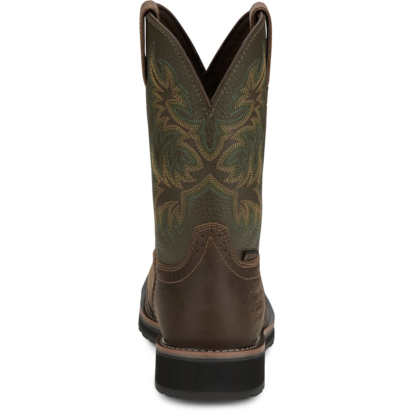 Justin Work Men's Keavan 11" Met Guard Steel Toe Boot - Dark Brown (SE4570) - View 5