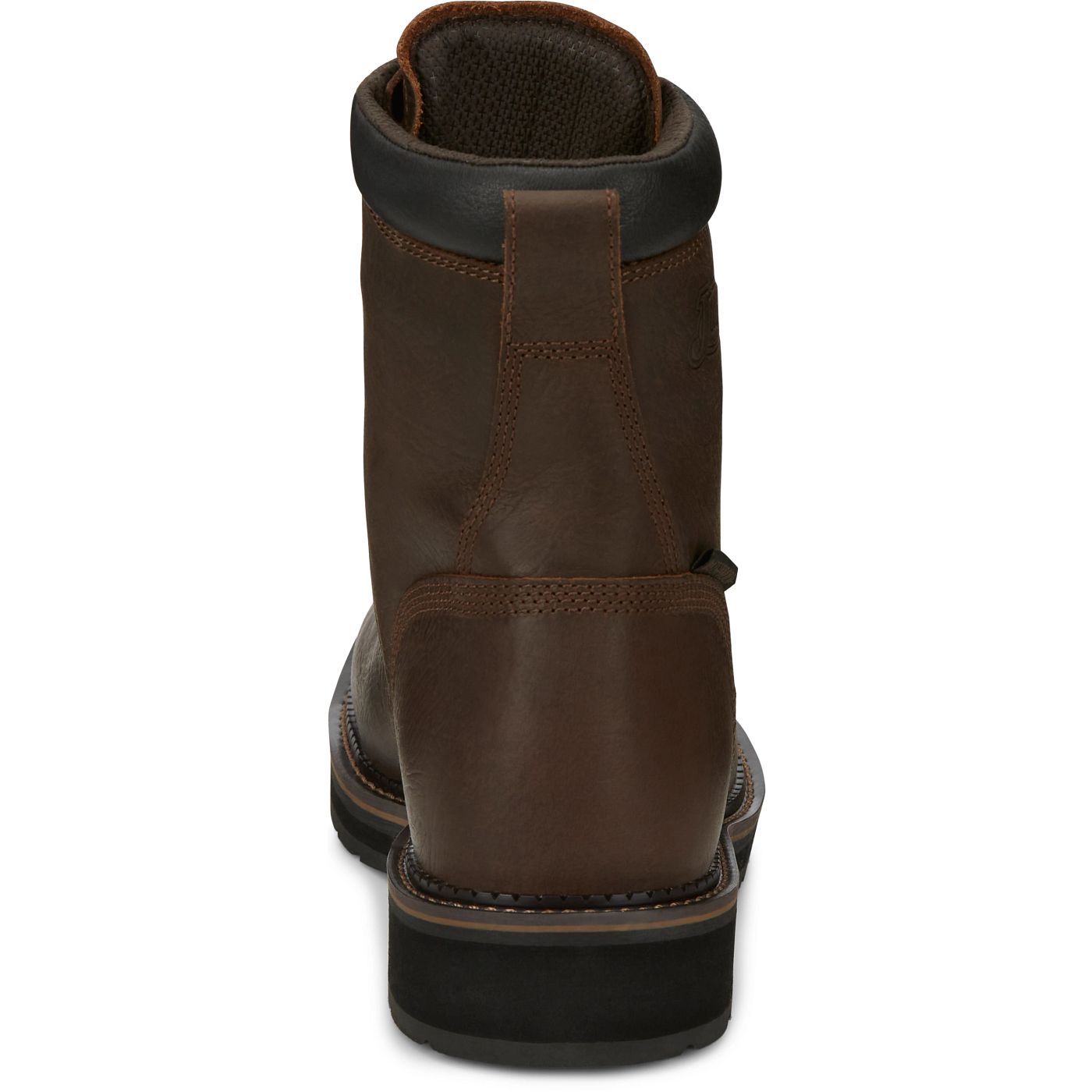 Justin Work Men's Driller 8" Waterproof Composite Toe Boot - Aged Bark (SE462) - View 5