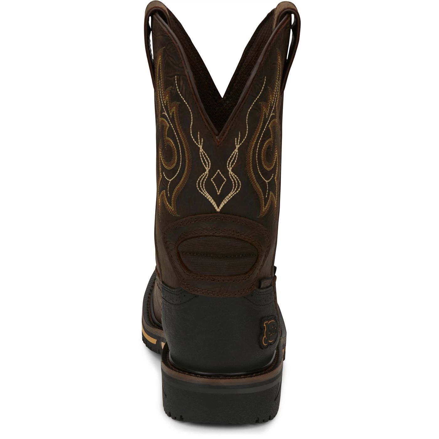 Justin Work Men's Joist 11" Waterproof Composite Toe Boot - Chocolate (SE4625) - View 5