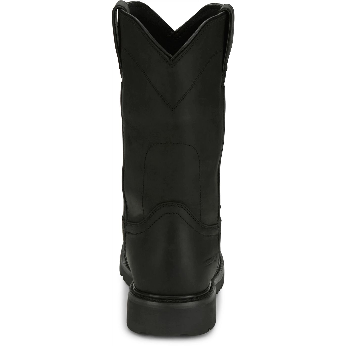 Justin Work Men's Dorsal 11" Steel Toe Waterproof Boot - Onyx Black (SE4635) - View 5