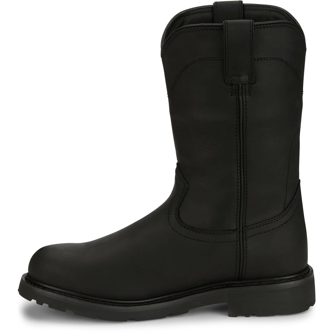 Justin Work Men's Dorsal 11" Steel Toe Waterproof Boot - Onyx Black (SE4635) - View 8