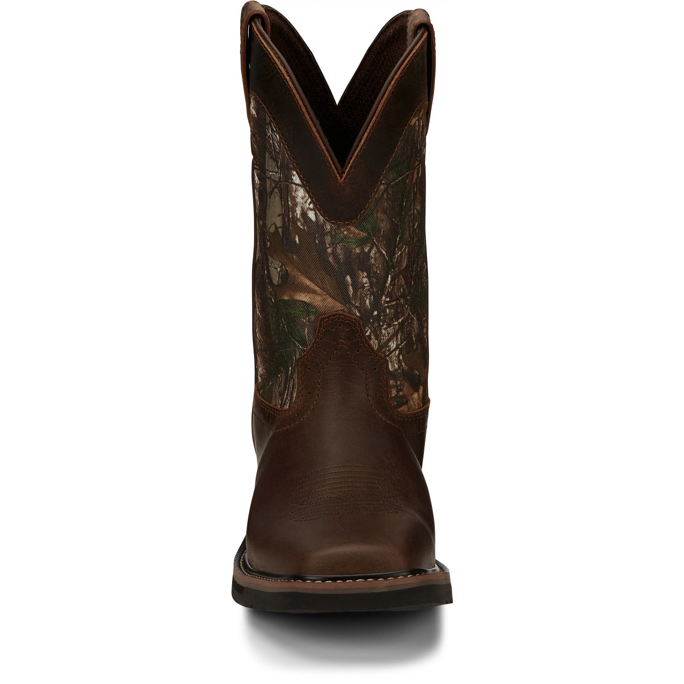 Justin Work Men's Trekker 11" Waterproof Boot - Realtree Camo (SE4676) - View 7